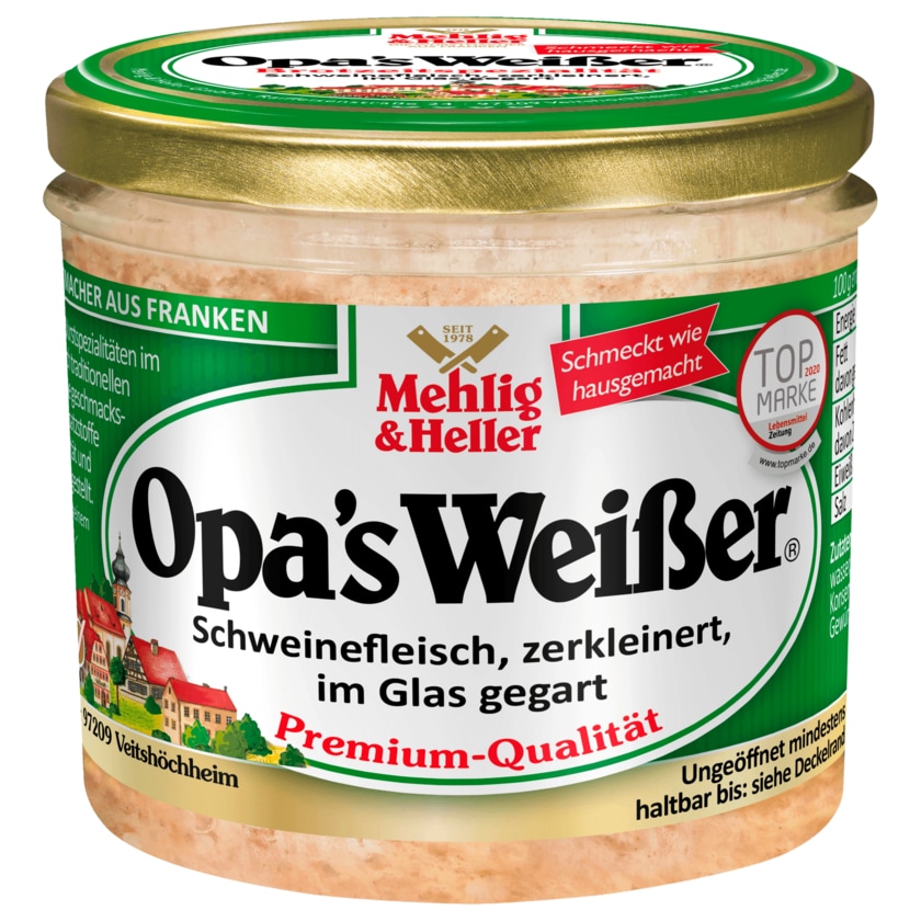 Mehlig & Heller Opa's Weißer 250g